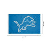 Detroit Lions NFL Solid Horizontal Flag