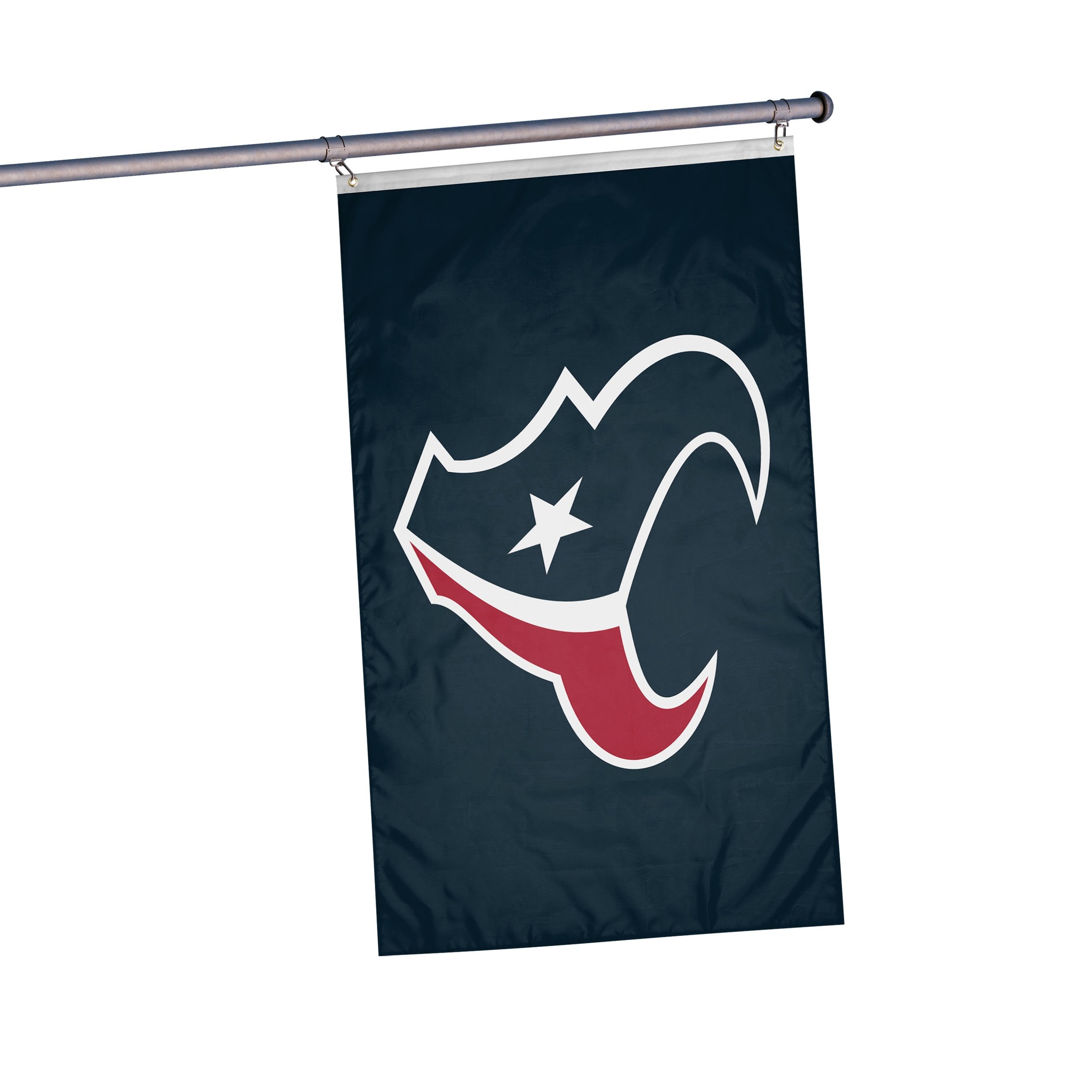 Houston Texans 2 Sided NFL Foil Jersey Banner Flag