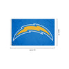 Los Angeles Chargers NFL Solid Horizontal Flag