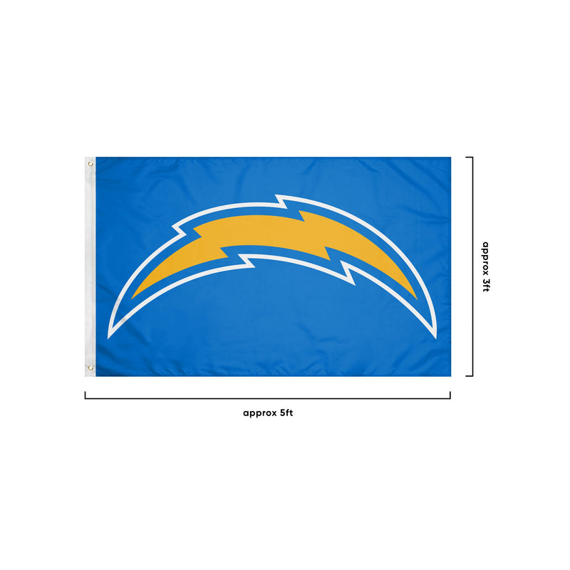 Los Angeles Chargers NFL Solid Vertical Flag