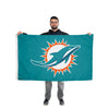 Miami Dolphins NFL Solid Horizontal Flag