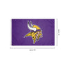 Minnesota Vikings NFL Solid Horizontal Flag