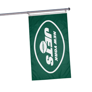 New York Jets NFL Solid Horizontal Flag