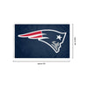 New England Patriots NFL Solid Horizontal Flag