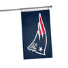 New England Patriots NFL Solid Horizontal Flag