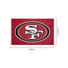 San Francisco 49ers NFL Solid Horizontal Flag