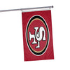 San Francisco 49ers NFL Solid Horizontal Flag