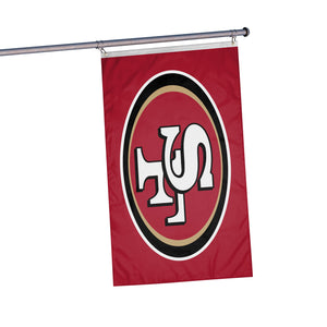 San Francisco 49ers NFL Solid Horizontal Flag