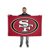 San Francisco 49ers NFL Solid Horizontal Flag