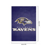 Baltimore Ravens NFL Solid Vertical Flag