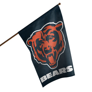 Chicago Bears NFL Solid Vertical Flag