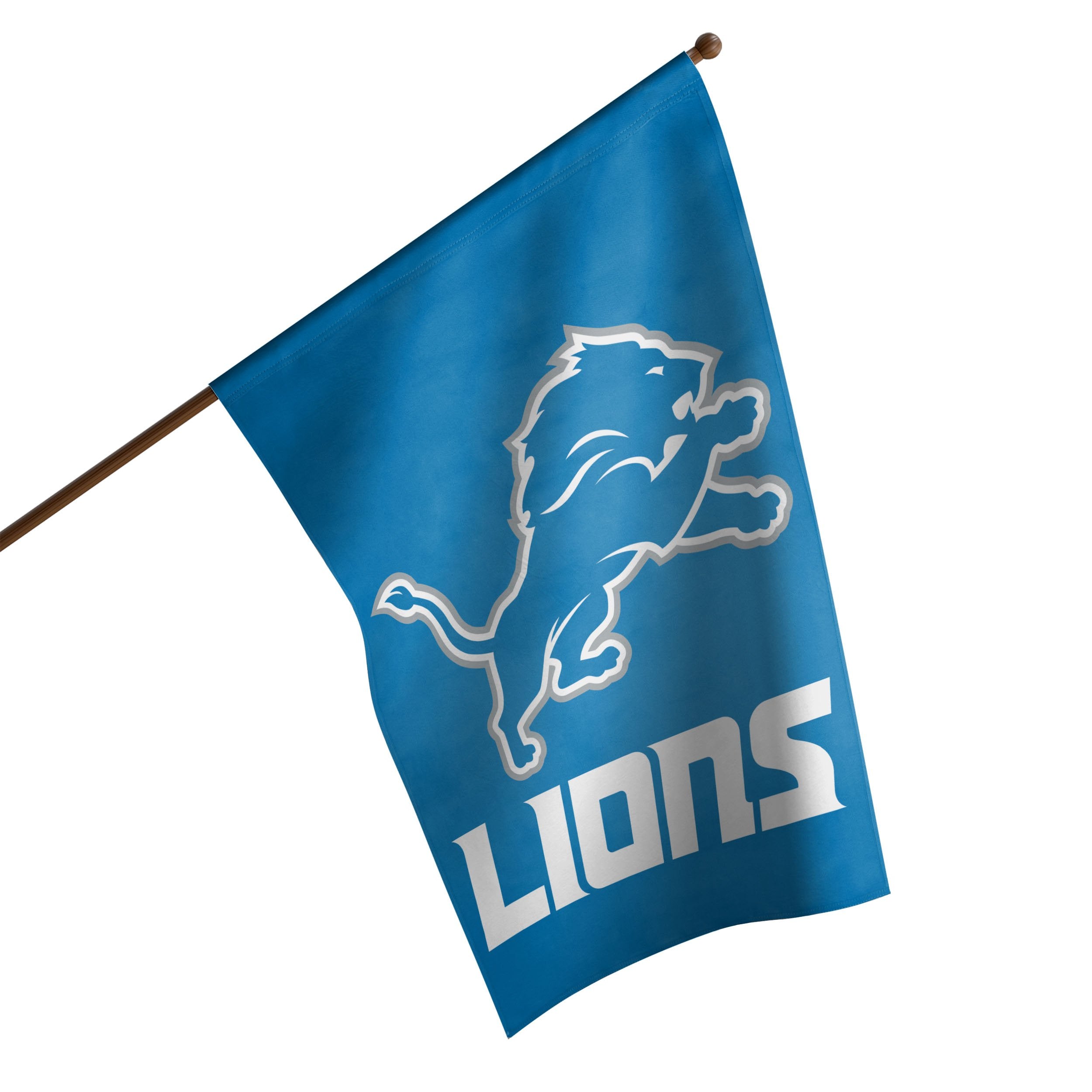 Detroit Lions Logo Vertical Flag