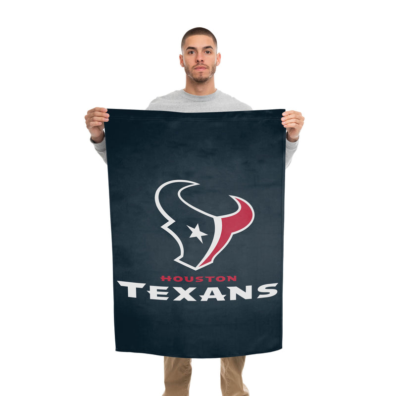 Houston Texans 2 Sided NFL Foil Jersey Banner Flag