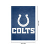 Indianapolis Colts NFL Solid Vertical Flag