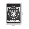 Las Vegas Raiders NFL Solid Vertical Flag