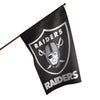 Las Vegas Raiders NFL Solid Vertical Flag