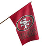 San Francisco 49ers NFL Solid Vertical Flag