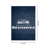 Seattle Seahawks NFL Solid Vertical Flag