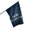 Seattle Seahawks NFL Solid Vertical Flag