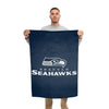 Seattle Seahawks NFL Solid Vertical Flag