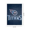 Tennessee Titans NFL Solid Vertical Flag