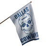 Dallas Cowboys NFL Day Of The Dead Vertical Flag