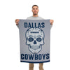 Dallas Cowboys NFL Day Of The Dead Vertical Flag