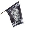 Las Vegas Raiders NFL Day Of The Dead Vertical Flag