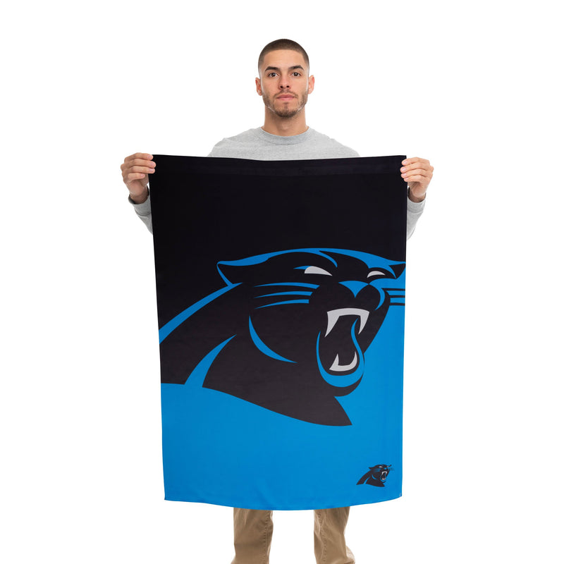 Carolina Panthers Flags - Carolina Panthers Flagpole Flags - Carolina  Panthers NFL 27 x 37 Vertical Outdoor Pole Flag