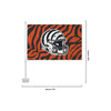 Cincinnati Bengals NFL 2 Pack White Stripe Car Flag