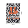 Cincinnati Bengals NFL White Stripe Big Logo Vertical Flag