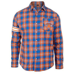 New York Knicks Wordmark Basic Flannel Shirt