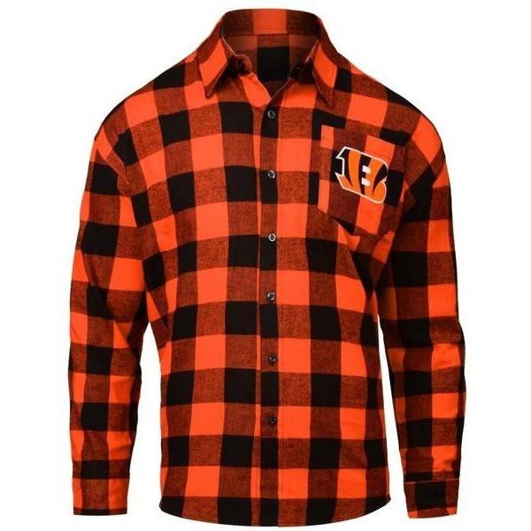 Arizona Cardinals NFL Checkered Men's Long Sleeve Flannel Shirt - CLARKtoys