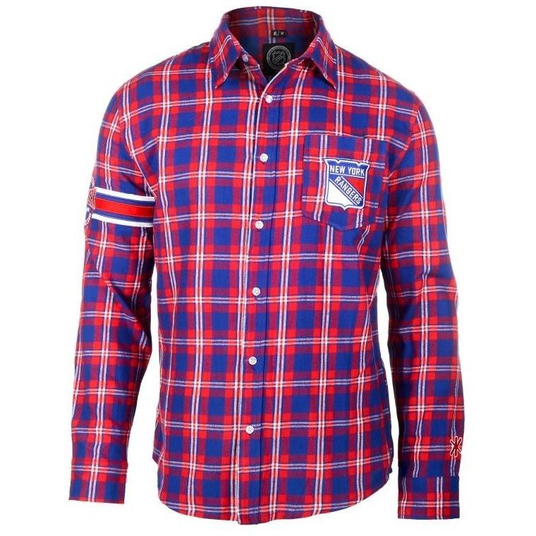 NFL WORDMARK FLANNEL Team Logo Long Sleeve Shirt Officially