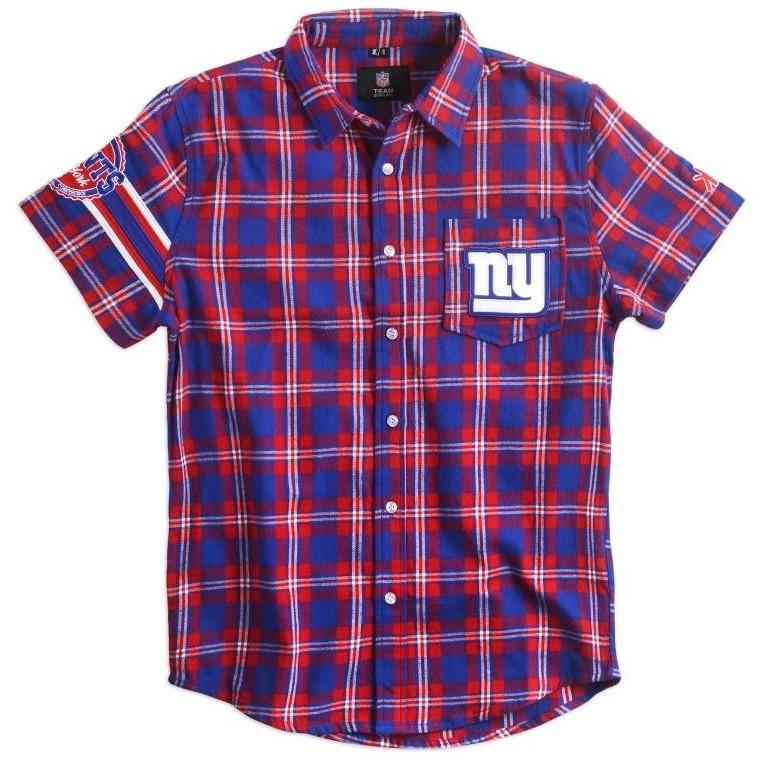 Chicago Bears Wordmark Basic Flannel Shirt - Short Sleeve