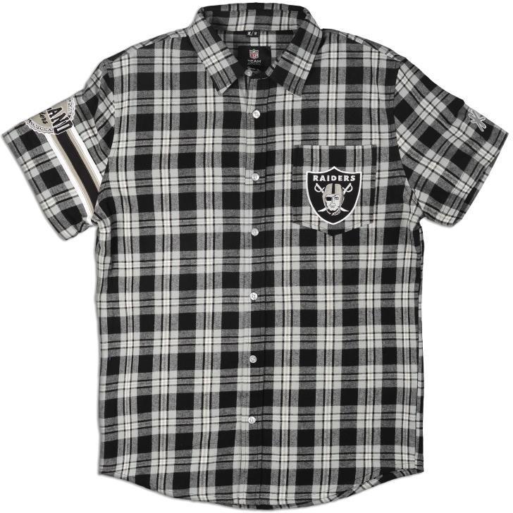 : Chicago Bears Wordmark Basic Flannel Shirt - Short