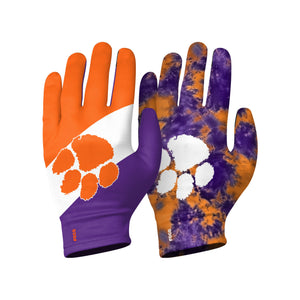 Clemson Tigers NCAA 2 Pack Reusable Stretch Gloves