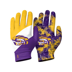 LSU Tigers NCAA 2 Pack Reusable Stretch Gloves