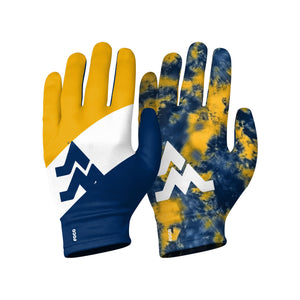 West Virginia Mountaineers NCAA 2 Pack Reusable Stretch Gloves