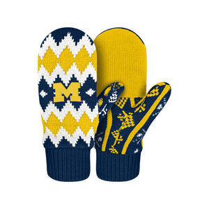 Michigan Wolverines NCAA Mittens
