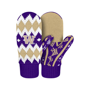 Washington Huskies NCAA Mittens