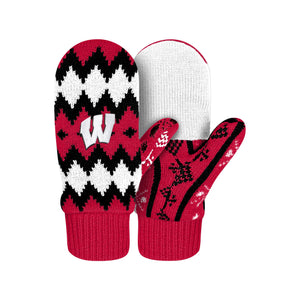 Wisconsin Badgers NCAA Mittens