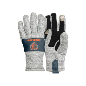 Chicago Bears NFL Heather Grey Insulated Gloves