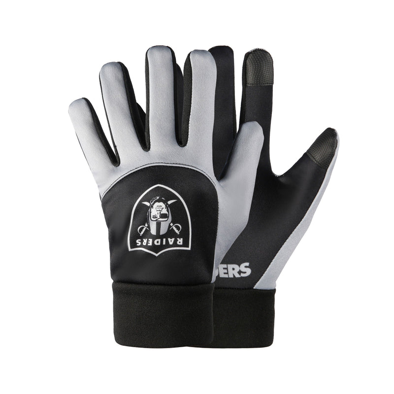 Las Vegas Raiders NFL Heather Grey Insulated Gloves