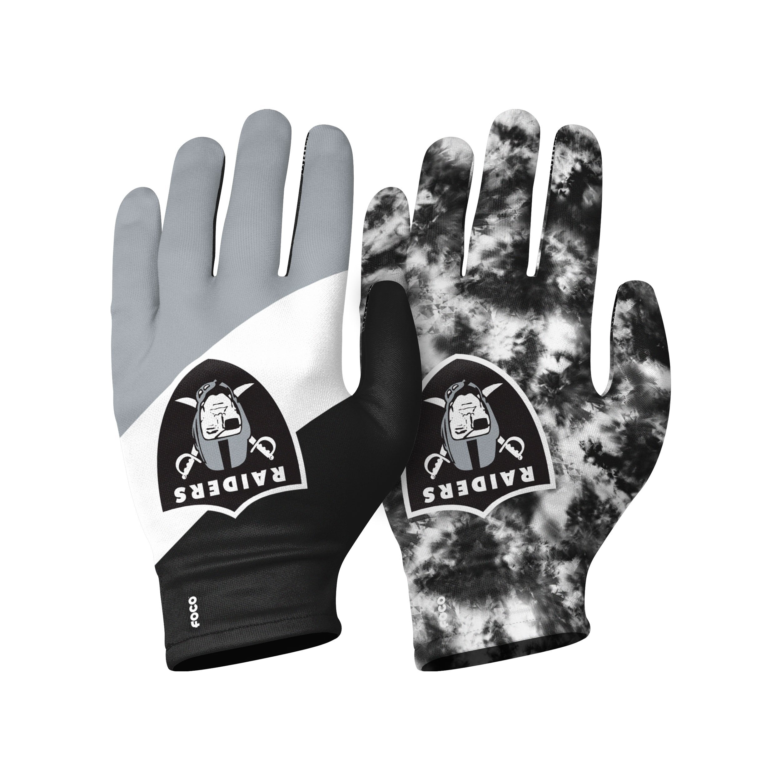 Las Vegas Raiders NFL Football Team Logo Stretch Gloves