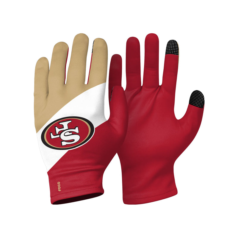 49ers handschuhe San Francisco 49ers NFL 2 Pack Reusable Stretch Gloves