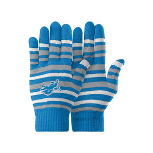 Detroit Lions NFL Stripe Finger Stretch Glove