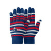 New England Patriots NFL Stripe Finger Stretch Glove