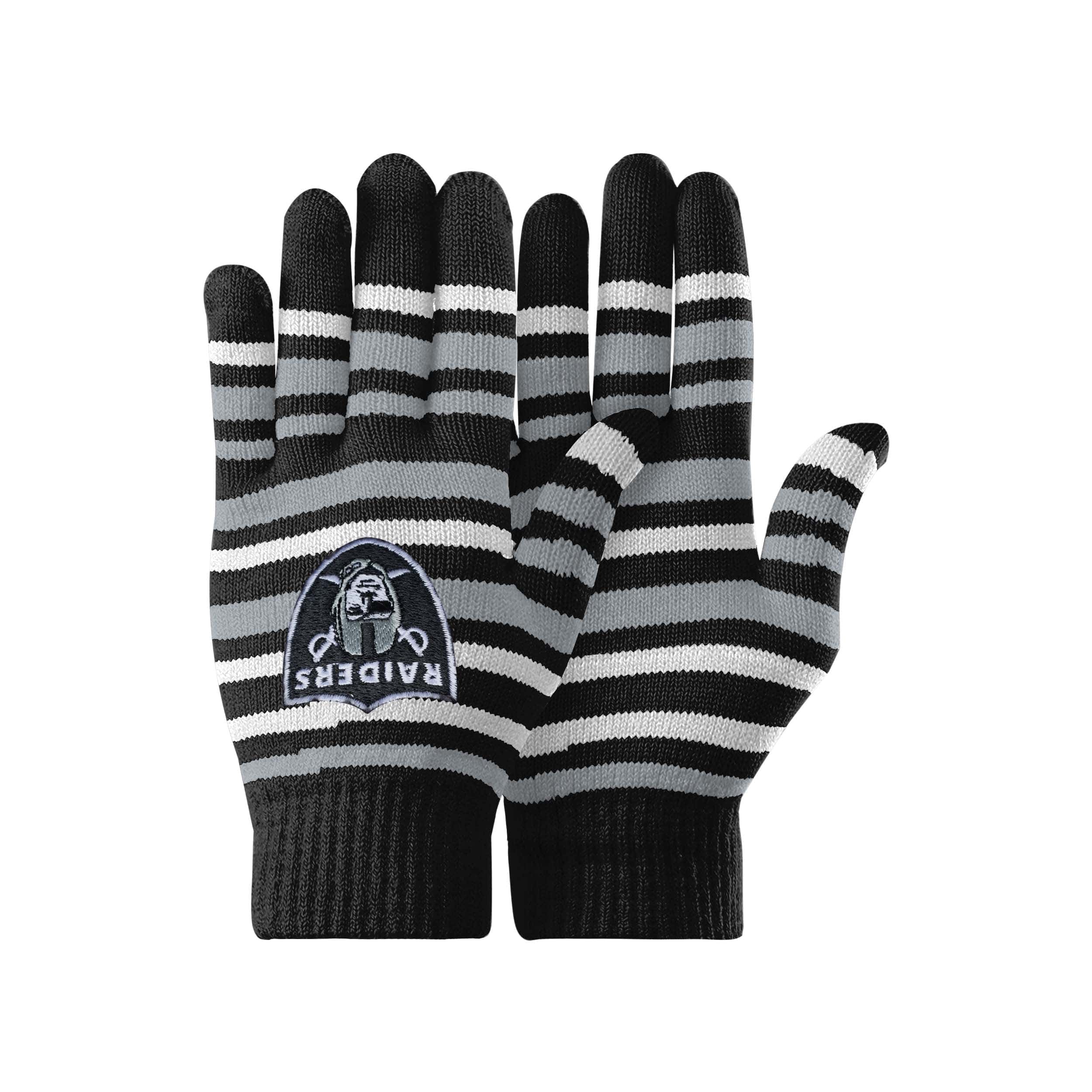 Men's Green Bay Packers FOCO Gray Team Knit Gloves