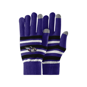 Baltimore Ravens NFL Football Team Logo Stretch Gloves